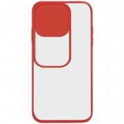 Чохол для iPhone 13 Pro Camshield mate TPU із шторкою для камери (Червоний)