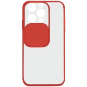 Чохол для iPhone 13 Pro Camshield mate TPU із шторкою для камери (Червоний)