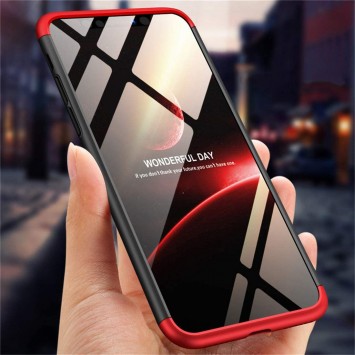 Пластикова накладка для iPhone XR GKK LikGus 360 градусів (opp) (Чорний/Червоний) - Чохли для iPhone XR - зображення 2 