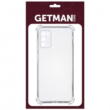 TPU чохол GETMAN Ease logo посилені кути для Samsung Galaxy A03s (Безбарвний (прозорий)) - Чохли для Samsung Galaxy A03s - зображення 1 