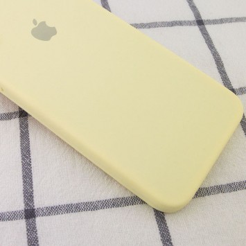 Чохол Silicone Case Square Full Camera Protective (AA) Apple iPhone XR (6.1"") (Жовтий / Mellow Yellow) - Чохли для iPhone XR - зображення 1 
