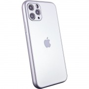 TPU+Glass чохол для iPhone 11 Pro Matte Candy Full camera (Білий)