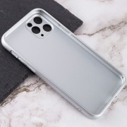 TPU+Glass чохол для iPhone 11 Pro Matte Candy Full camera (Білий)