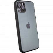 TPU+Glass чехол для iPhone 11 Pro Matte Candy Full camera (Зеленый)
