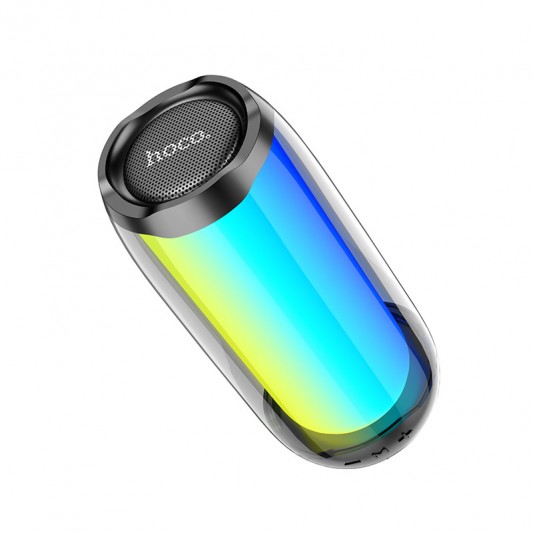 Bluetooth Колонка Hoco HC8 Pulsating colorful (Чорний) - зображення 1 