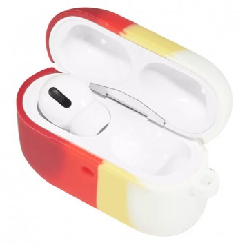 Силіконовий футляр Colorfull для навушників AirPods Pro (Червоний/Білий) - Apple AirPods - зображення 1 
