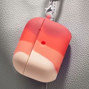 Силіконовий футляр Colorfull для навушників AirPods Pro (Рожевий/Червоний)
