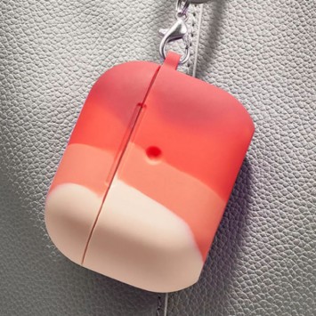 Силіконовий футляр Colorfull для навушників AirPods Pro (Рожевий/Червоний) - Apple AirPods - зображення 2 