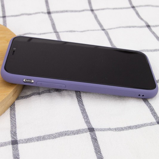 Шкіряний чохол для iPhone 13 Pro Xshield (Сірий / Lavender Gray) - зображення 3 