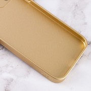 TPU+Glass чохол для iPhone 13 Matte Candy Full camera (Золотий)