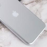TPU+Glass чохол для iPhone 13 mini Matte Candy Full camera (Білий)