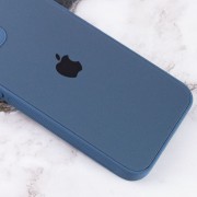 TPU+Glass чохол для iPhone 13 mini Matte Candy Full camera (Синій)
