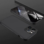 Пластикова накладка для iPhone 13 Pro Max GKK LikGus 360 градусів (opp) (Чорний)