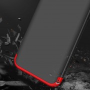 Пластикова накладка для iPhone 13 Pro Max GKK LikGus 360 градусів (opp) (Чорний/Червоний)
