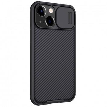 Карбоновая накладка для iPhone 13 mini Nillkin CamShield Pro Magnetic (Черный) - Чехлы для iPhone 13 Mini - изображение 3