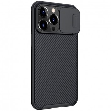 Карбонова накладка для iPhone 13 Pro Nillkin CamShield Pro Magnetic (Чорний) - Чохли для iPhone 13 Pro - зображення 3 