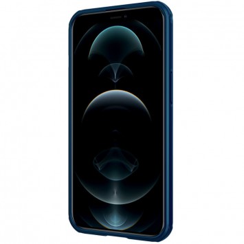 Карбоновая накладка для iPhone 13 Pro Max Nillkin CamShield Pro Magnetic (Синий) - Чехлы для iPhone 13 Pro Max - изображение 4