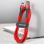 Дата кабель Baseus Cafule Lightning Cable Special Edition 2.4A (1m) (CALKLF) (Red)