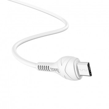 Дата кабель Hoco X37 "Cool power" MicroUSB (1m) (Білий) - MicroUSB кабелі - зображення 2 