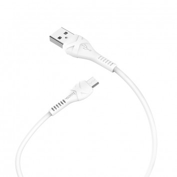 Дата кабель Hoco X37 "Cool power" MicroUSB (1m) (Білий) - MicroUSB кабелі - зображення 4 