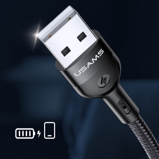 Дата кабель USAMS US-SJ442 U53 Lightning to HDMI (2m) (Чорний) - зображення 2 