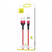 Дата кабель USAMS US-SJ336 U29 Magnetic USB to Lightning (2m) (Красный)