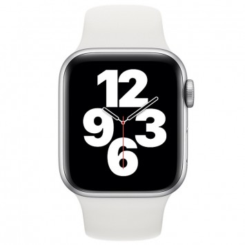 Силіконовий ремінець для Apple watch 42mm / 44mm (Білий / White) - Apple Watch - зображення 1 