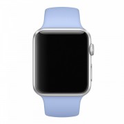 Силіконовий ремінець для Apple watch 42mm / 44mm (Блакитний / Lilac Blue)
