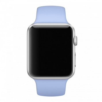 Силіконовий ремінець для Apple watch 42mm / 44mm (Блакитний / Lilac Blue) - Apple Watch - зображення 1 