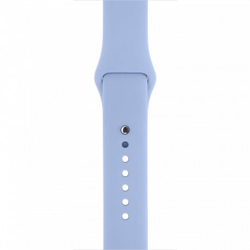 Силіконовий ремінець для Apple watch 42mm / 44mm (Блакитний / Lilac Blue) - Apple Watch - зображення 2 