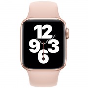 Силіконовий ремінець для Apple watch 38mm / 40mm (Рожевий / Pink Sand)