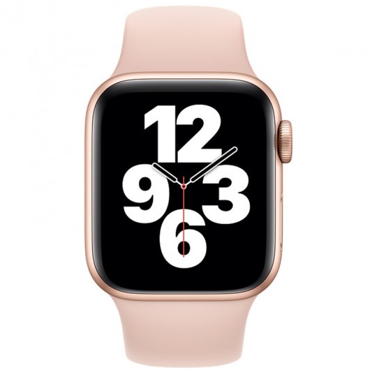 Силіконовий ремінець для Apple watch 38mm / 40mm (Рожевий / Pink Sand) - зображення 1 