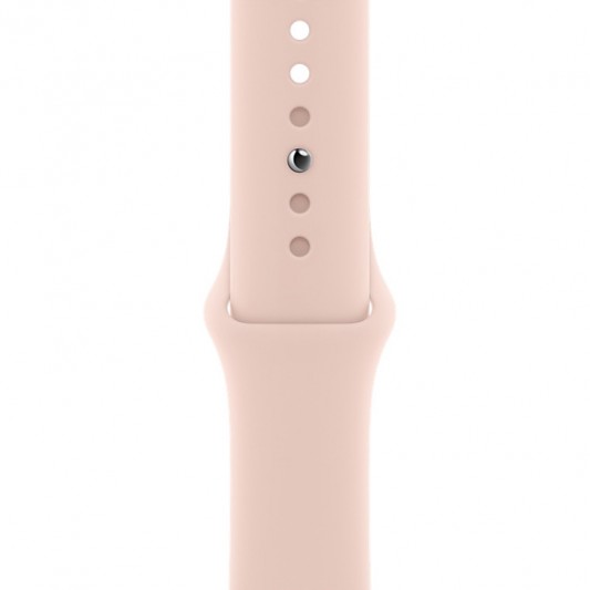 Силіконовий ремінець для Apple watch 38mm / 40mm (Рожевий / Pink Sand) - зображення 2 