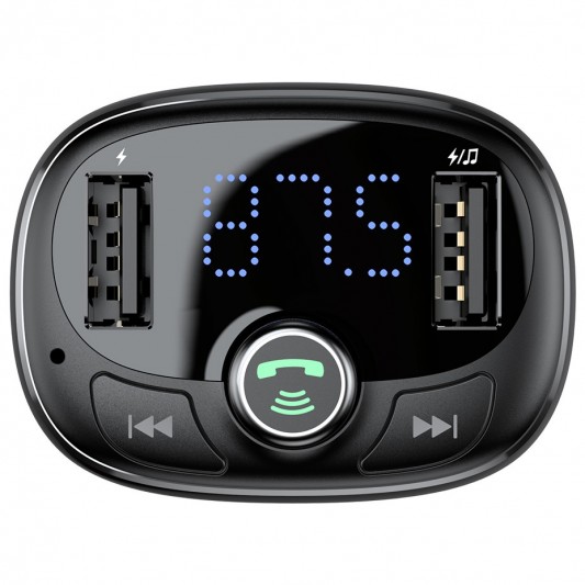 АЗУ Baseus Bluetooth FM Launcher 2.4A 2USB (CCALL-TM) - изображение 1