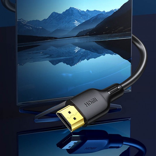 Дата кабель Usams US-SJ426 U49 HDMI HD (1.8m) (Чорний) - зображення 2 