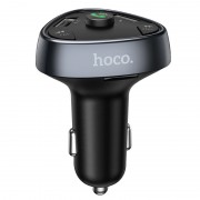 Автомобільний зарядний пристрій FM модулятор HOCO E51 (Чорний)