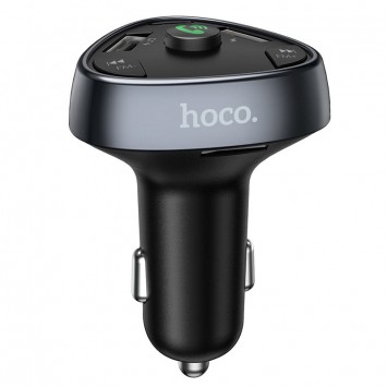 Автомобільний зарядний пристрій FM модулятор HOCO E51 (Чорний) - Автомобільні зарядні пристрої - зображення 3 