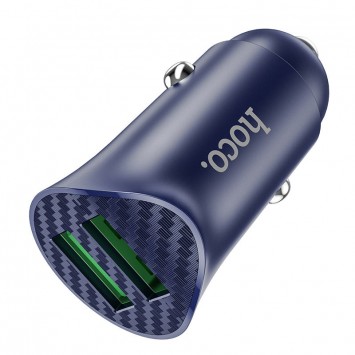 Автомобільний зарядний пристрій Hoco Z39 QC3.0 (2USB) (Синій) - Автомобільні зарядні пристрої - зображення 1 