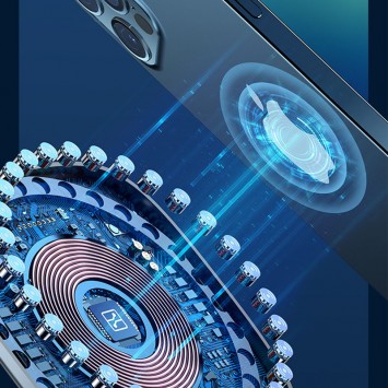 Бездротова зарядка для iPhone Usams US-CD153 Ultra-thin Magnetic With Cable (Білий) - Безпровідні ЗП - зображення 1 