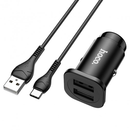 АЗУ Hoco NZ4 (2USB 2.4A) + Type-C - изображение 1
