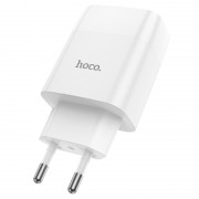 Сетевое зарядное устройство HOCO C86A (2USB/2.4A) (Белый)