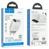 Зарядний пристрій HOCO C86A (2USB/2.4A) (Білий)