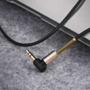 Аудио кабель Aux Hoco UPA02 With Mic (2m) (Черный)