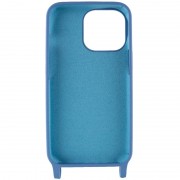 Чехол для Apple iPhone 13 (6.1"") - TPU two straps California Синий / Cosmos blue