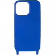 Чехол для Apple iPhone 13 (6.1"") - TPU two straps California Синий / Iris