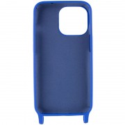 Чехол для Apple iPhone 13 (6.1"") - TPU two straps California Синий / Iris