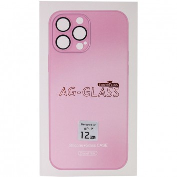 Чохол для Apple iPhone 12 Pro (6.1"") - TPU+Glass Sapphire matte case Chanel Pink - Чохли для iPhone 12 Pro - зображення 7 