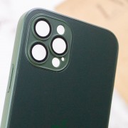 Чохол для Apple iPhone 12 Pro (6.1"") - TPU+Glass Sapphire matte case Cangling Green