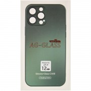 Чохол для Apple iPhone 12 Pro (6.1"") - TPU+Glass Sapphire matte case Cangling Green