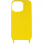 Чехол TPU two straps California для Apple iPhone 13 Pro Max (6.7"") Желтый